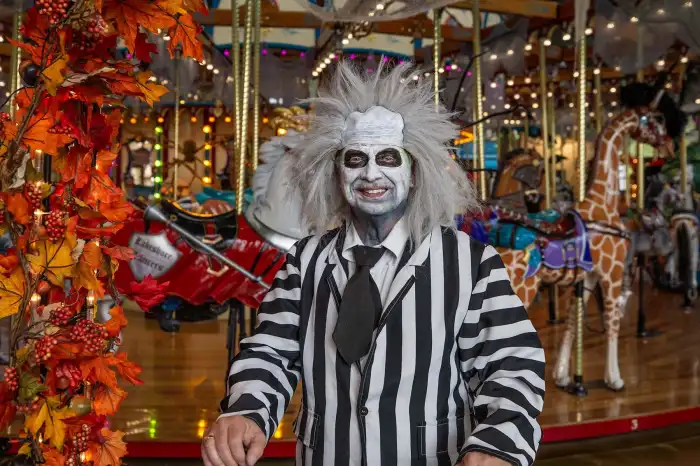 Halloween at the Silver Beach Carousel.