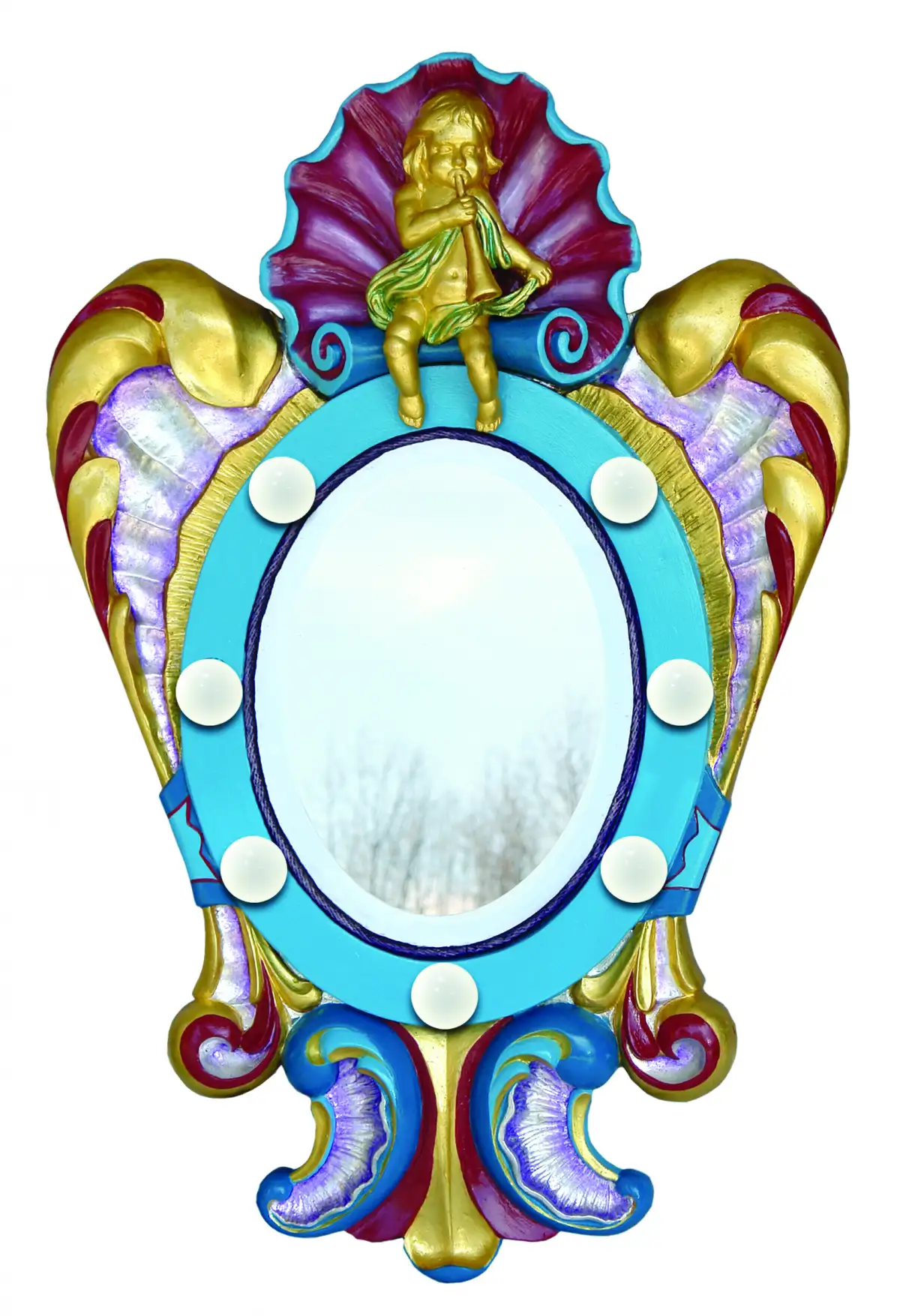 Ornate Mirrored Shield available for sponsorship