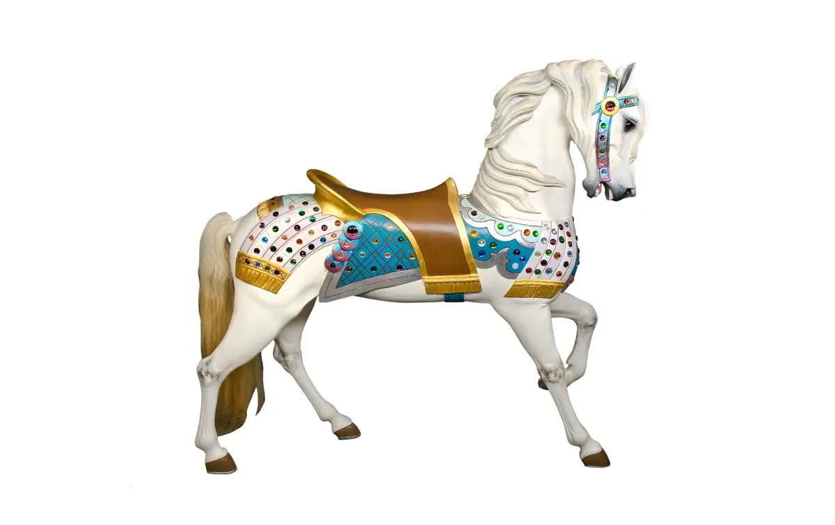 historic Arabian horse figure available for sponsorship