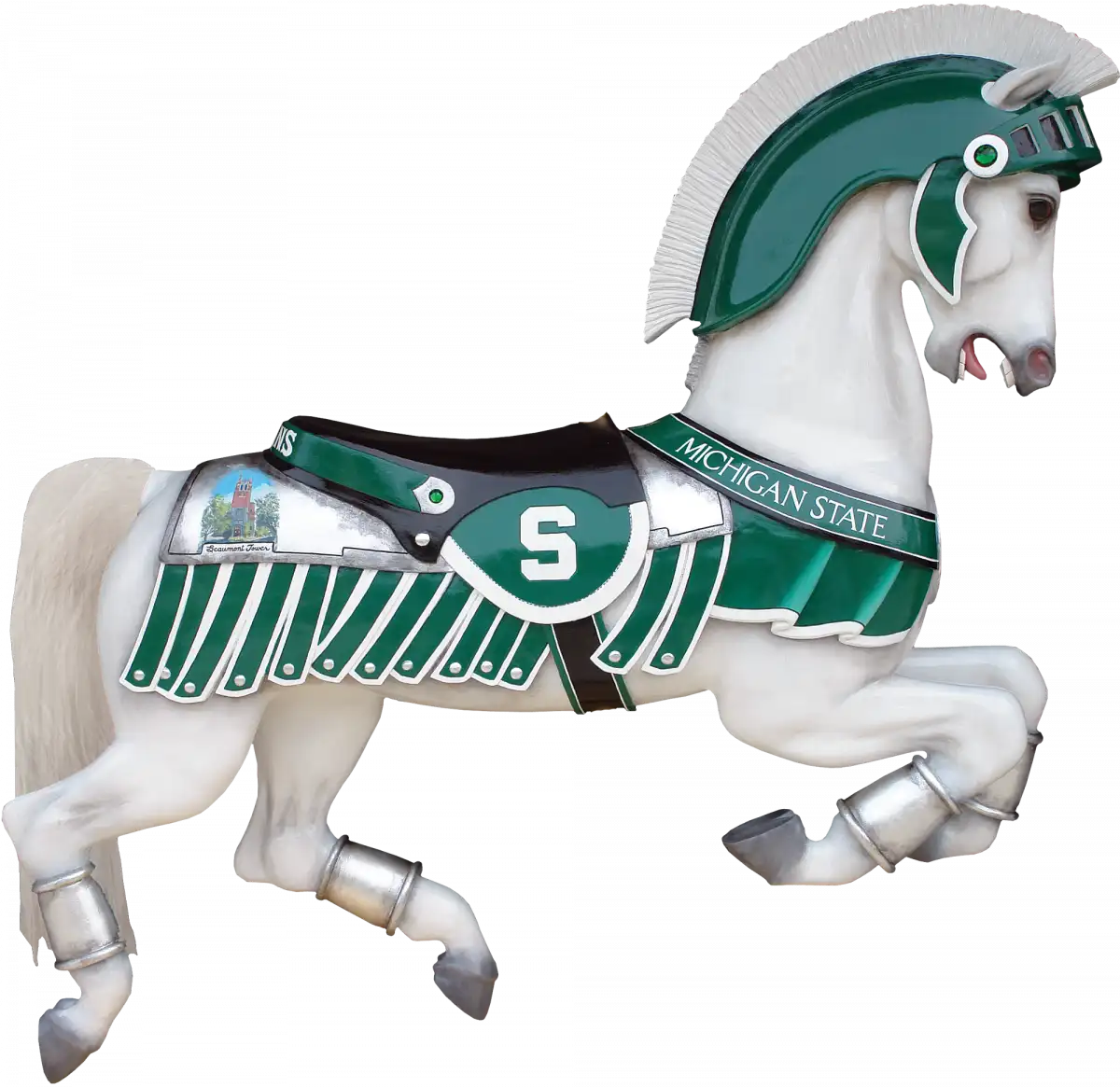 Sparty the MSU Horse figure